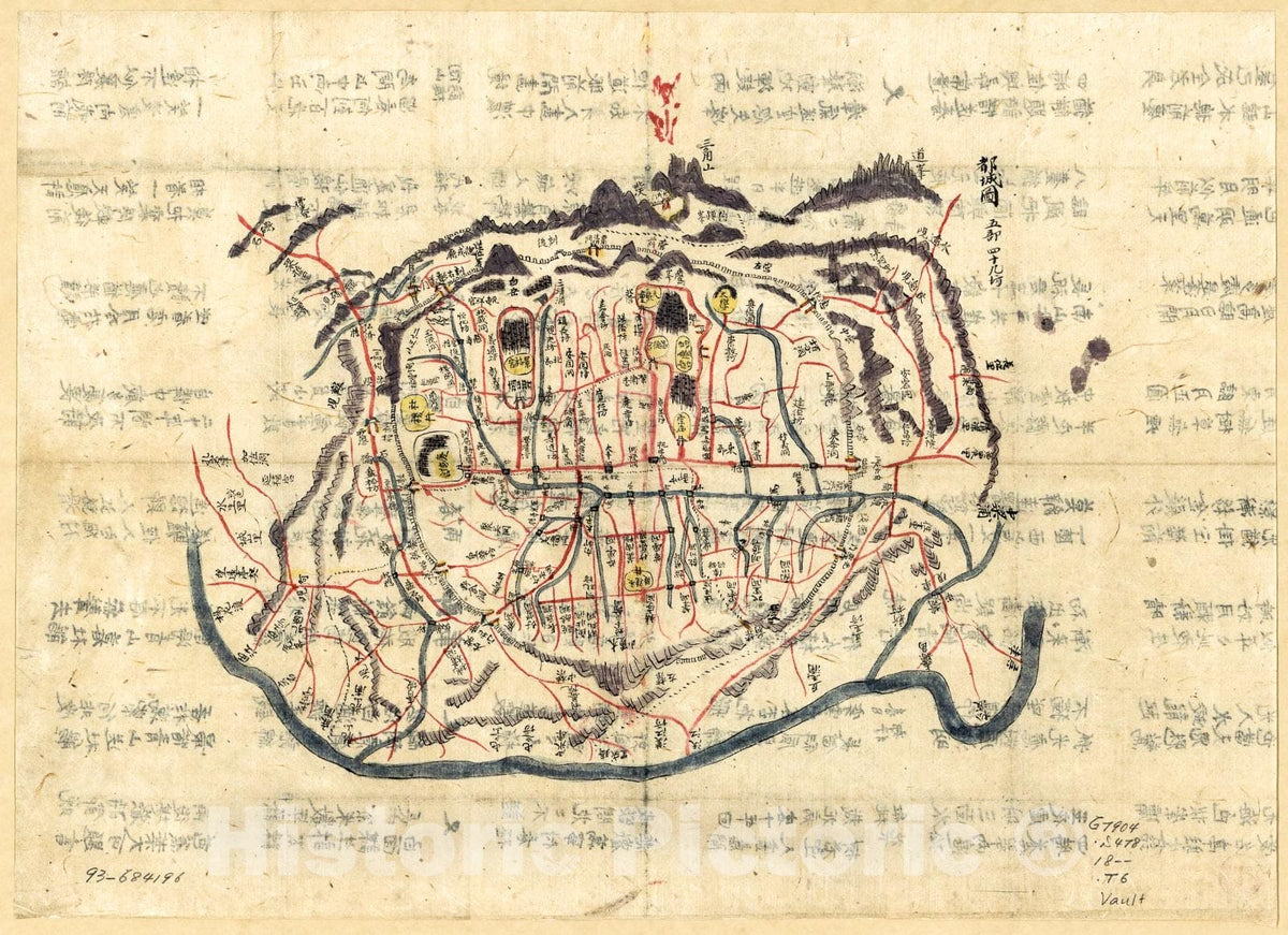 Historic 1800 Map - Tosng to.