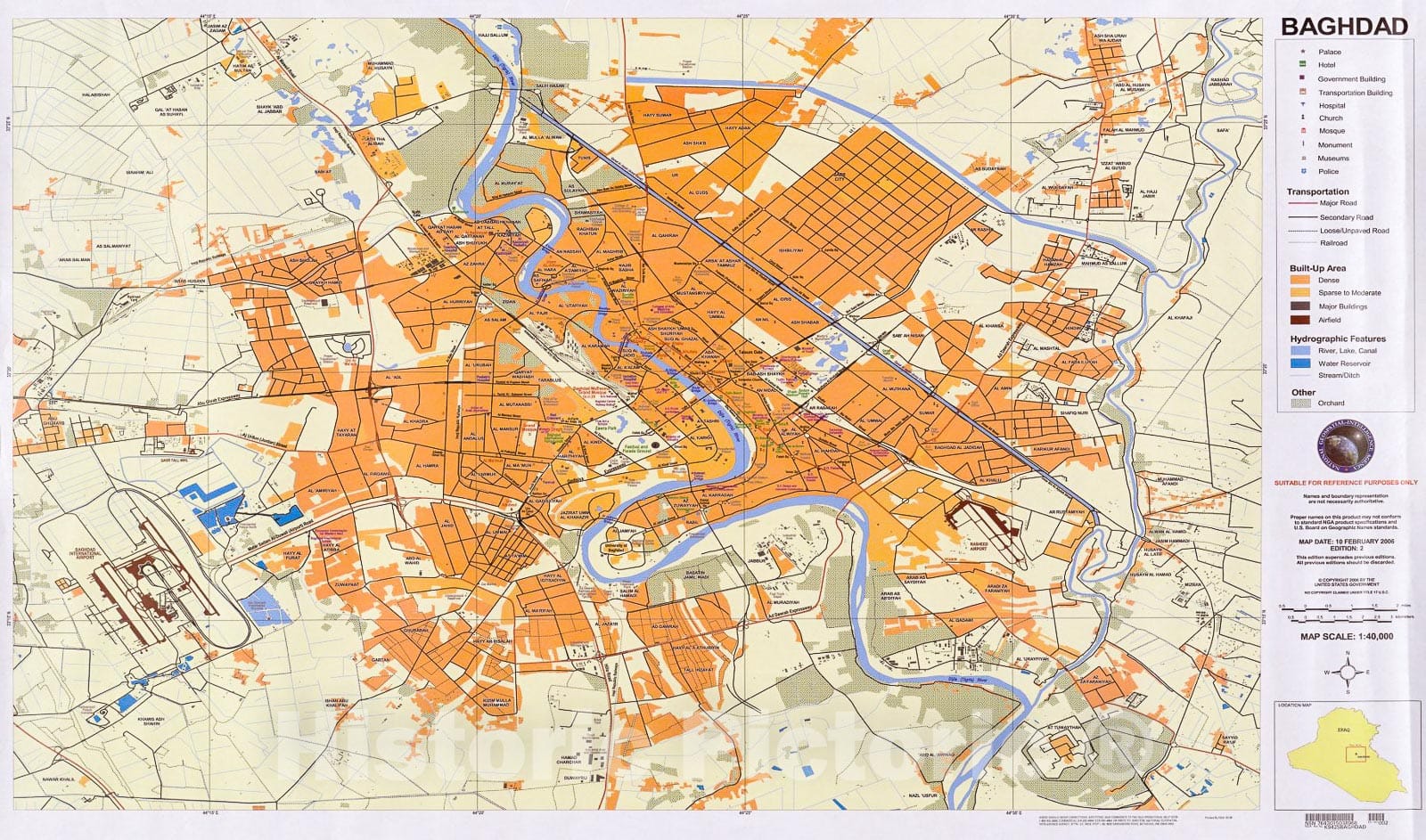 Historic 2006 Map - Baghdad