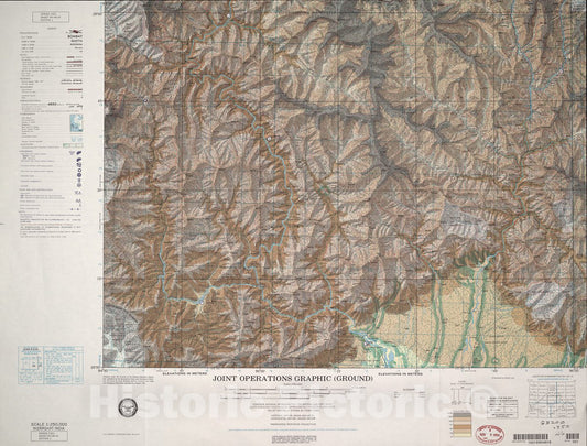 Historic Map - Joint Operations Graphic (Ground). - Nizamghat, India