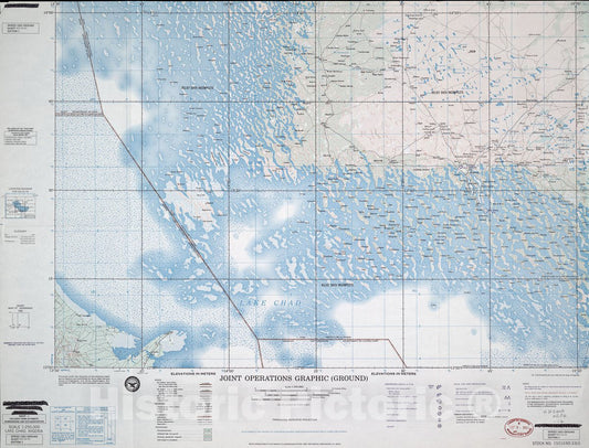 Historic Map - Joint Operations Graphic (Ground). - Lake Chad, Nigeria