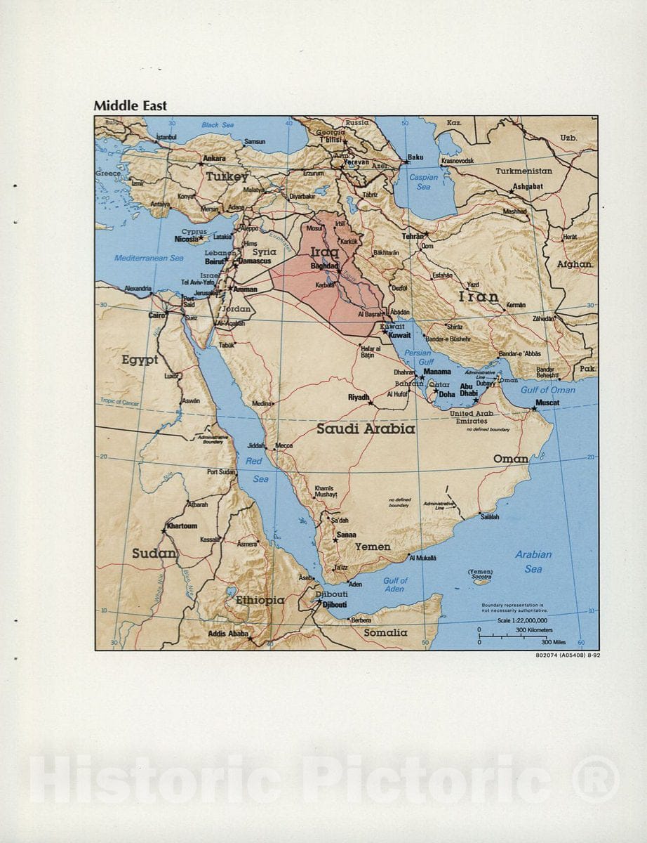 Historic Map - Iraq : a map Folio - Middle East