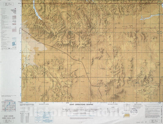 Historic Map - Joint Operations Graphic (Ground). - Murrat, Sudan; Egypt