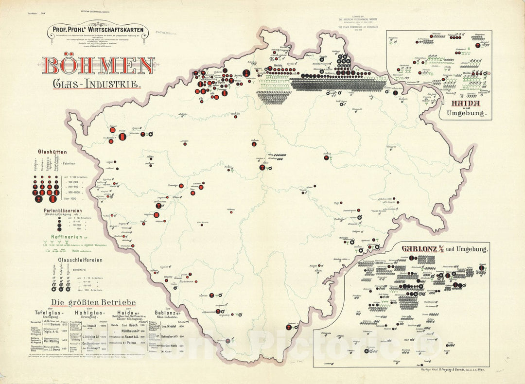 Map : Austria 1913 10, Antique Vintage Reproduction