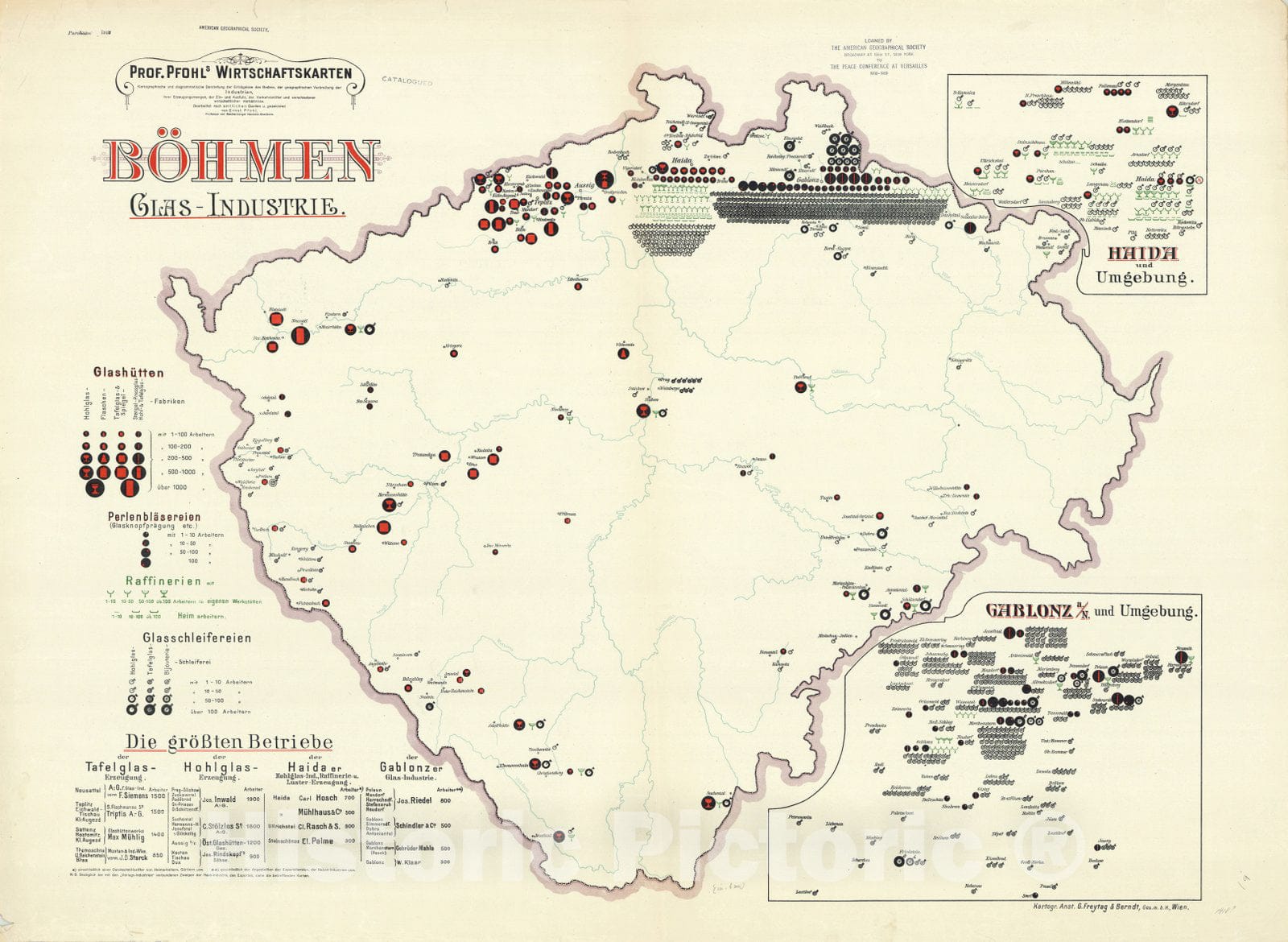 Map : Austria 1913 10, Antique Vintage Reproduction