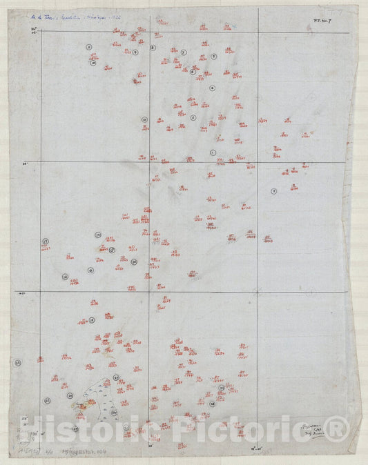 Map : Karakoram Range, India 1932 1, [The eastern Karakoram and Zanskar, Himalaya between the Chang-Chenmo and Tso Moriri], Antique Vintage Reproduction