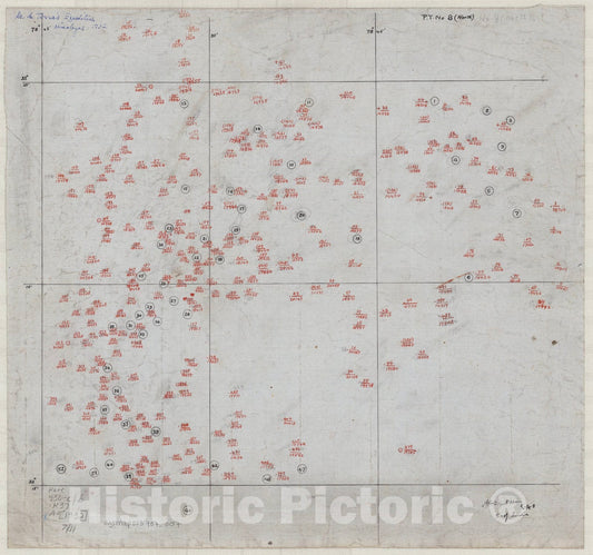 Map : Karakoram Range, India 1932 2, [The eastern Karakoram and Zanskar, Himalaya between the Chang-Chenmo and Tso Moriri], Antique Vintage Reproduction