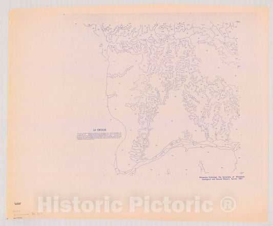 Map : Wisconsin 1967 10, [Overlay soil map, Wisconsin] , Antique Vintage Reproduction