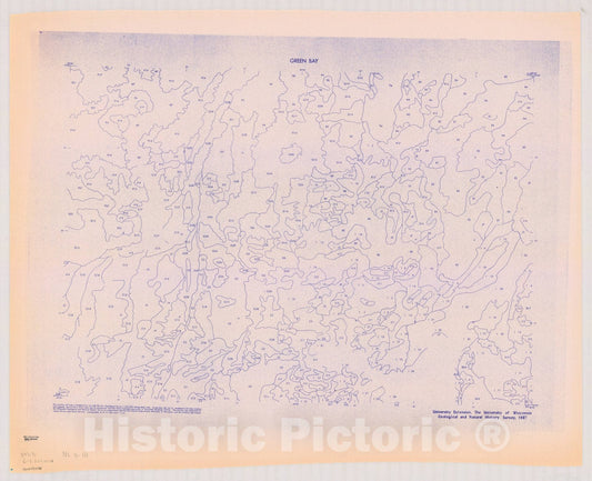 Map : Wisconsin 1967 4, [Overlay soil map, Wisconsin] , Antique Vintage Reproduction