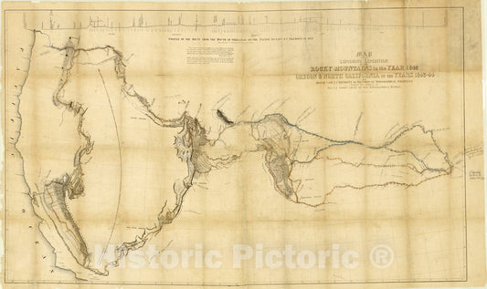Map : Map of an exploring expedition to the Rocky Mountains in the year 1842 and to Oregon & north California in the years 1843-44