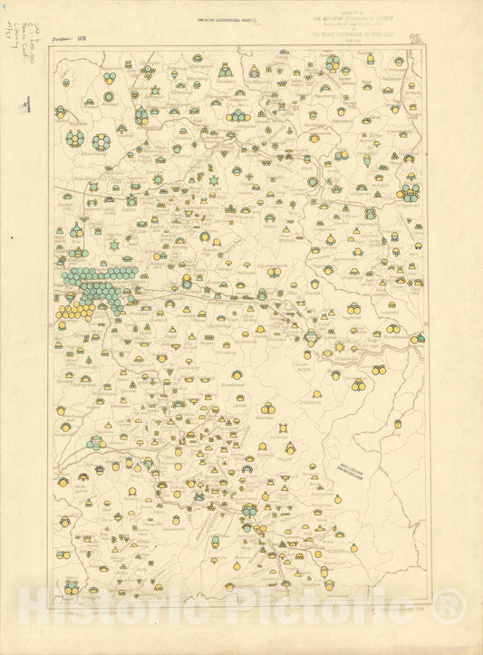 Historic Map : The Communes of Hungary showing the persons able to read and write 1918 17, Vintage Reproduction