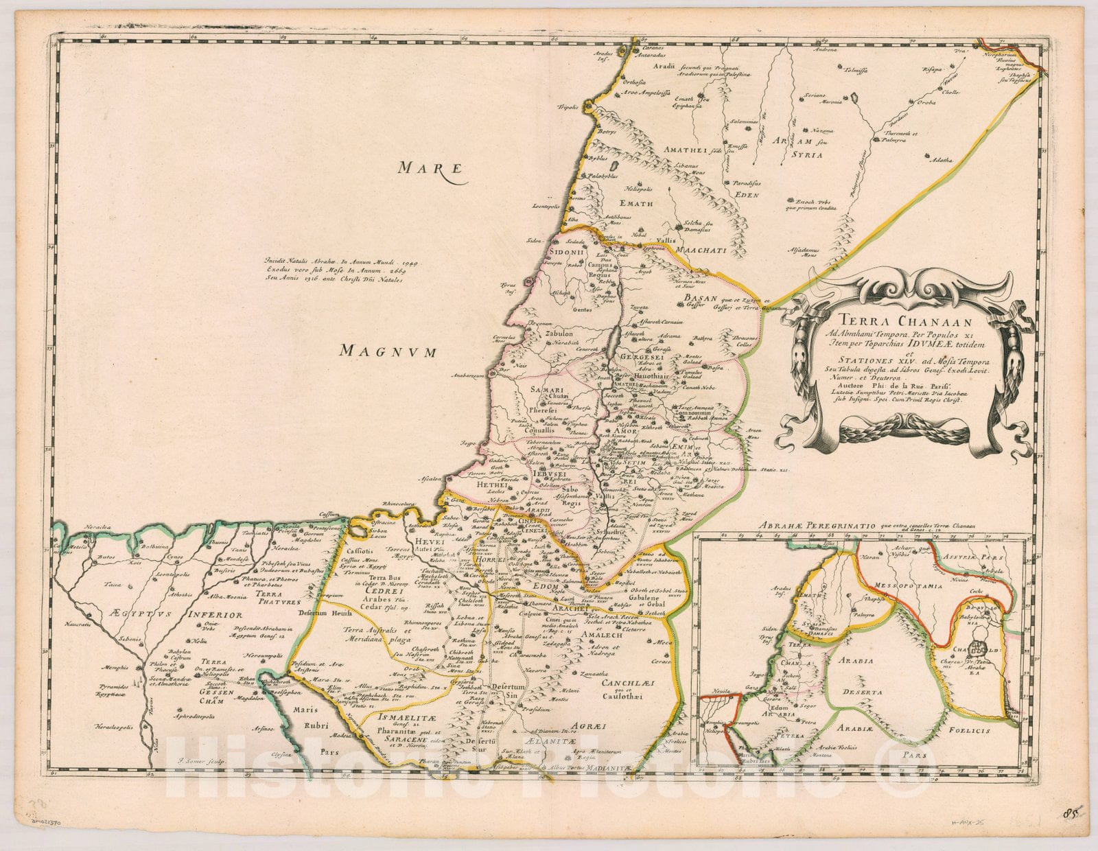 Map : Holy Land Maps #46 , Antique Vintage Reproduction