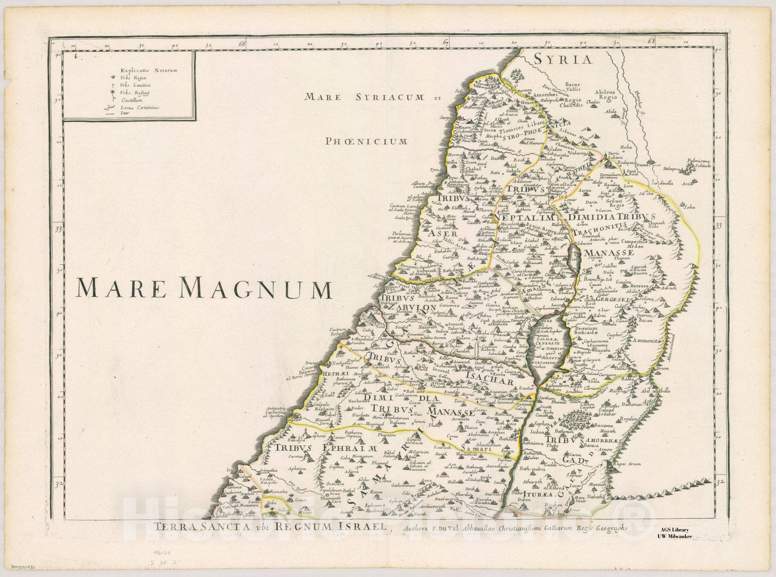 Map : Holy Land Maps #71 1, Antique Vintage Reproduction