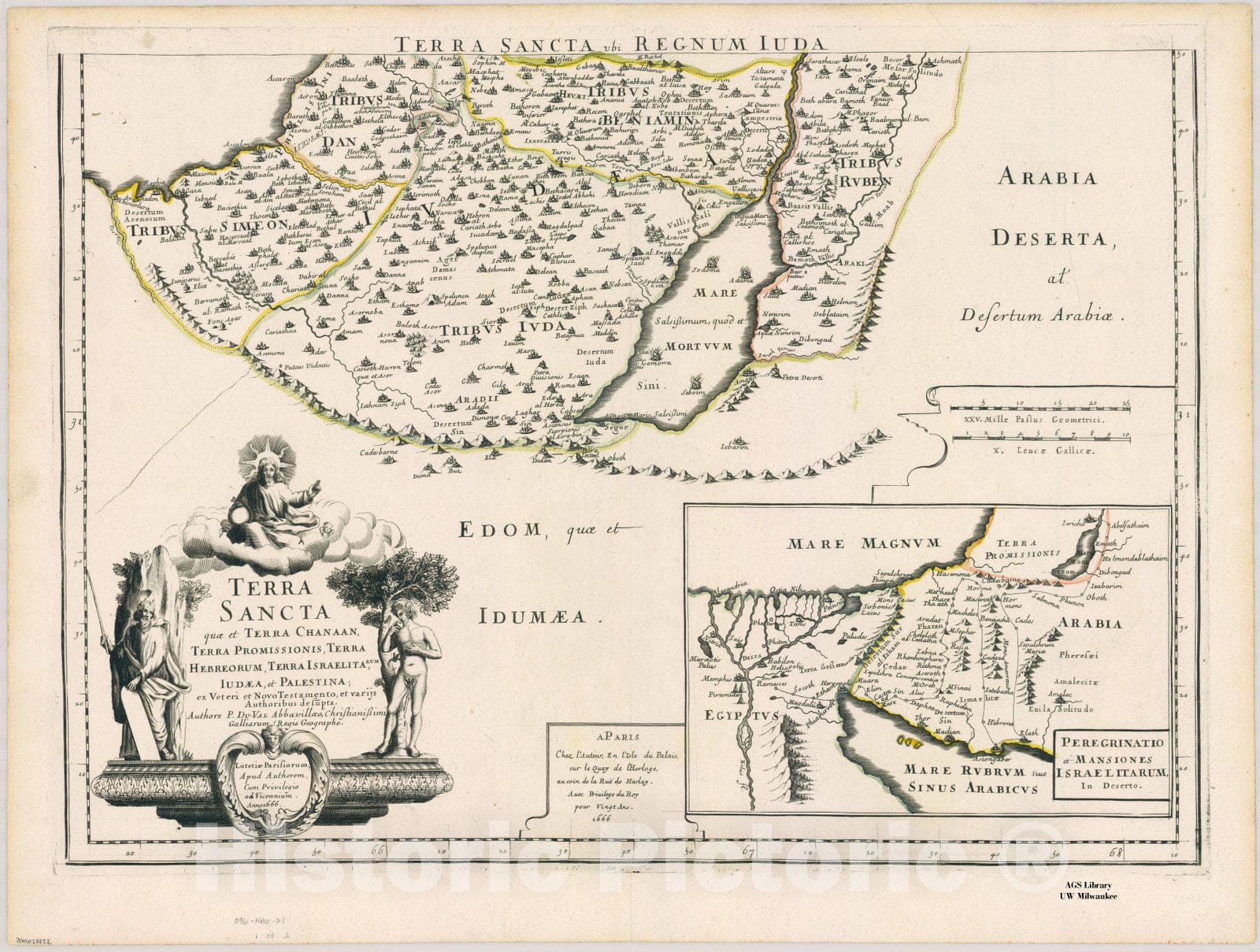 Map : Holy Land Maps #71 2, Antique Vintage Reproduction