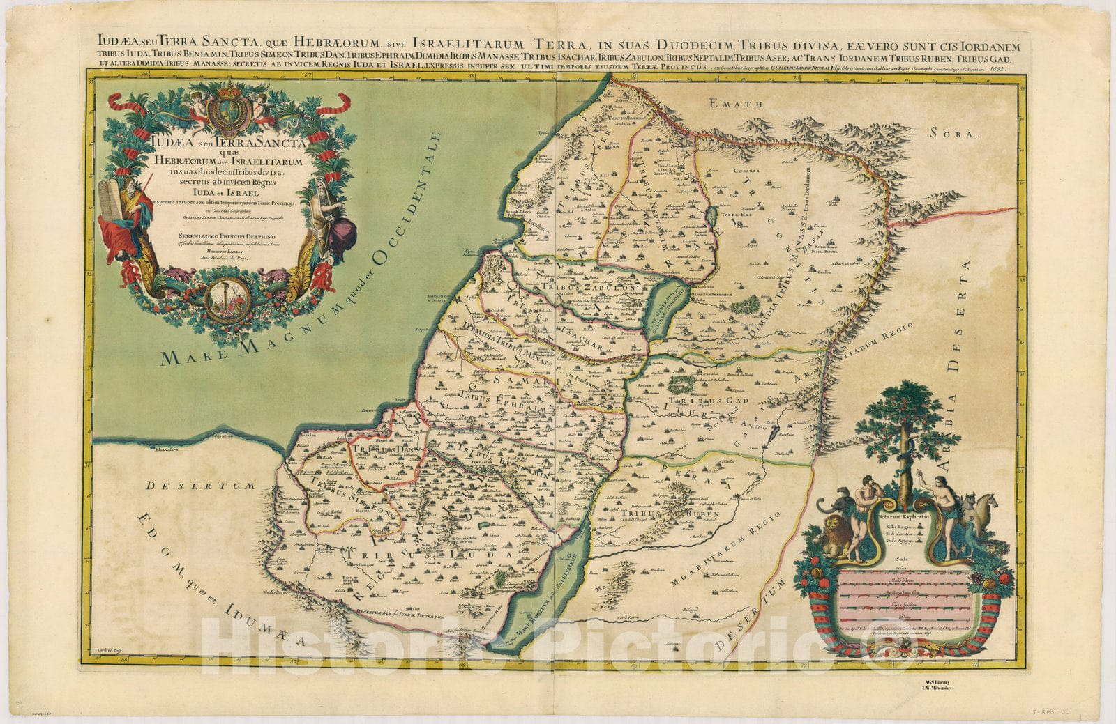 Map : Holy Land Maps #87, Antique Vintage Reproduction