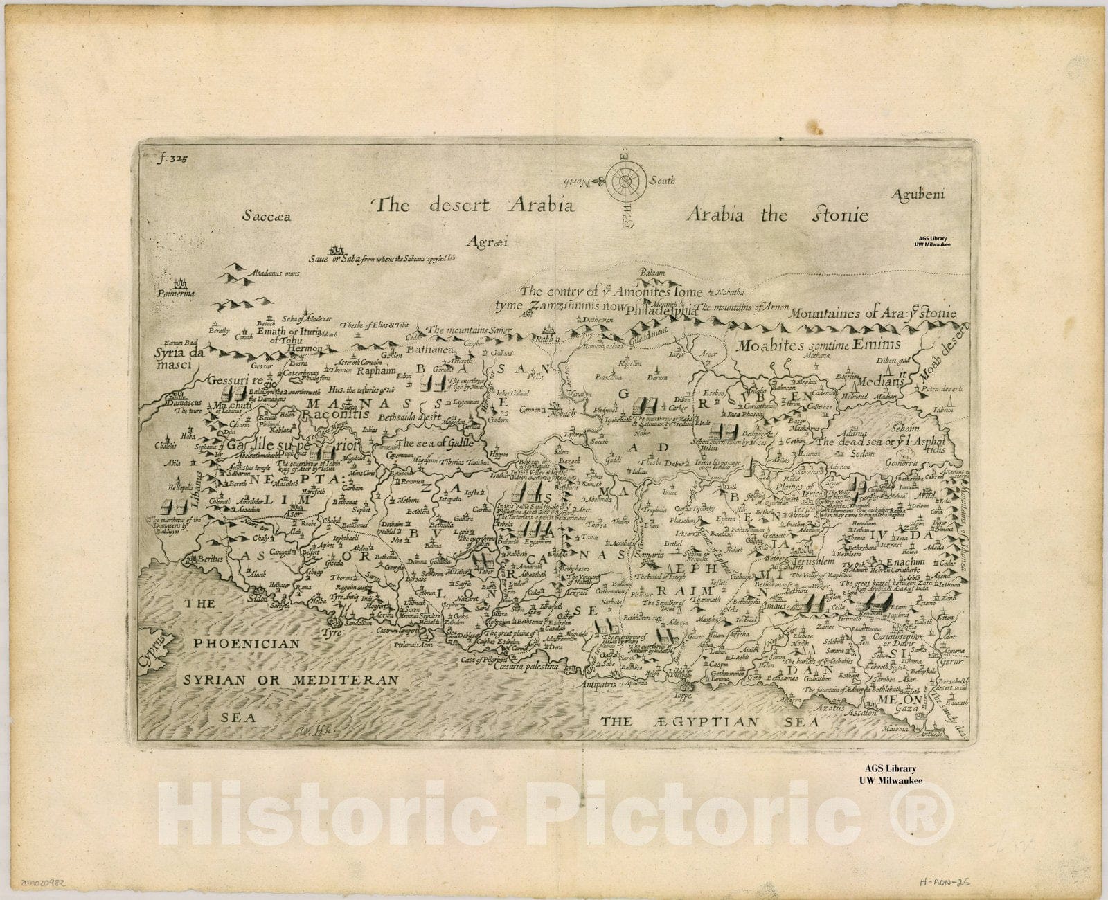 Map : Holy Land Maps #78 , [Holy land], Antique Vintage Reproduction