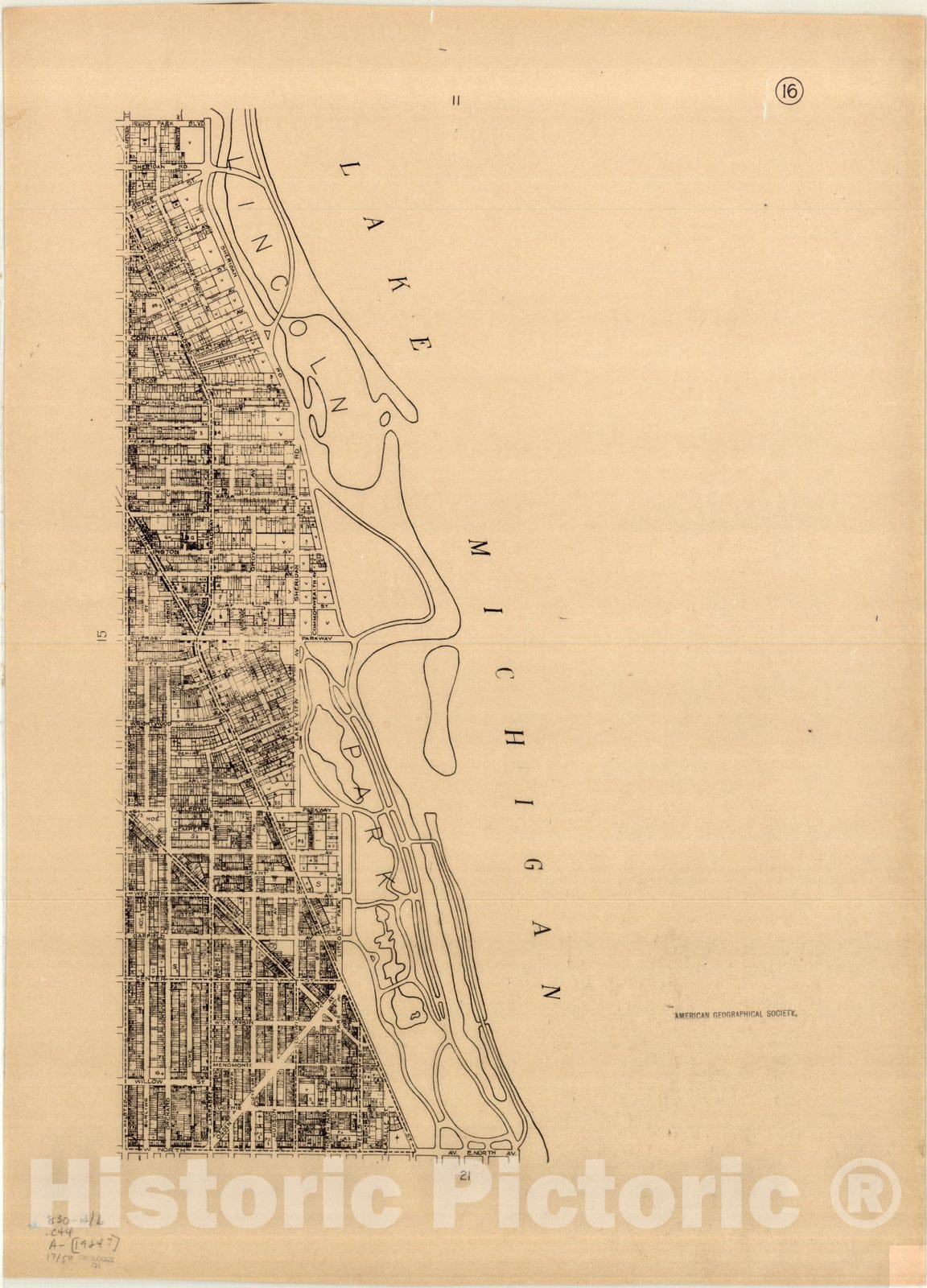Map : Chicago Zoning Commission Maps 2, Antique Vintage Reproduction