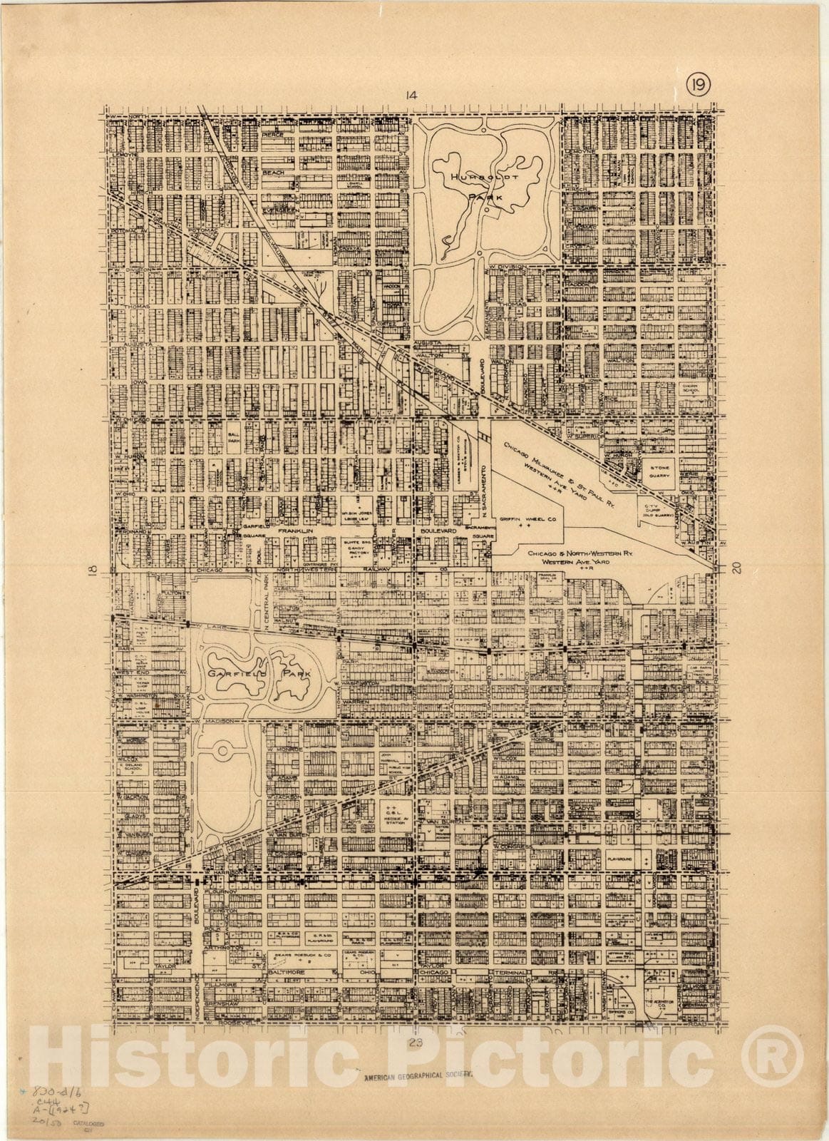 Map : Chicago Zoning Commission Maps 4, Antique Vintage Reproduction