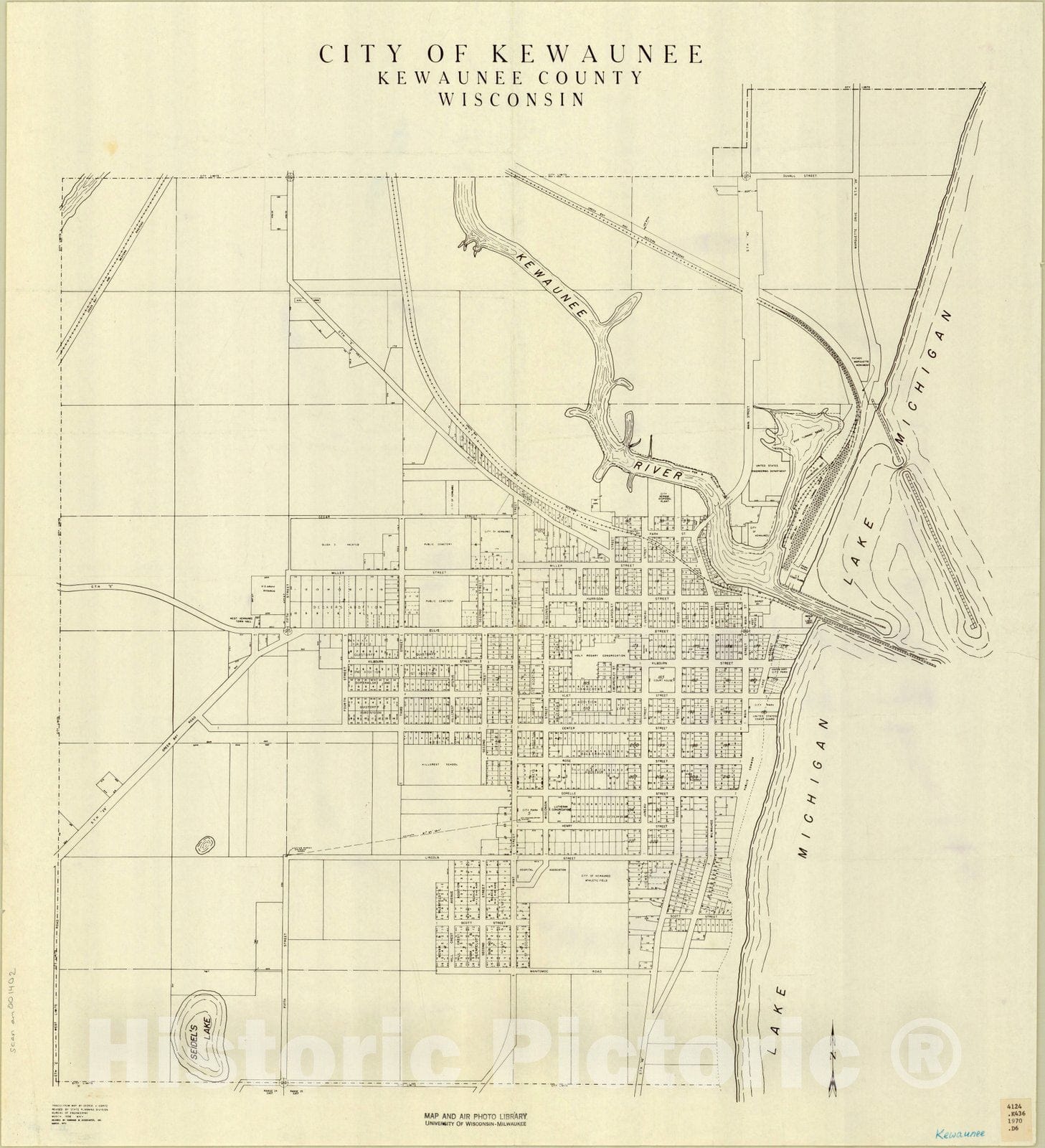 Map : Kewaunee, Kewaunee County, Wisconsin , City of Kewaunee, Kewaunee County, Wisconsin , Antique Vintage Reproduction