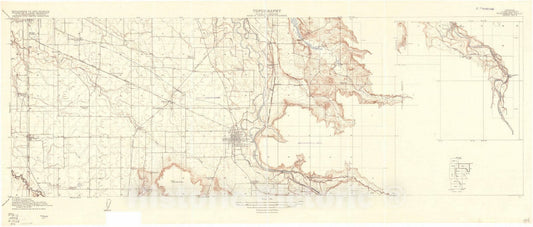 Map : Willamette Valley, Oregon 1910 9, Oregon, Willamette Valley , Antique Vintage Reproduction
