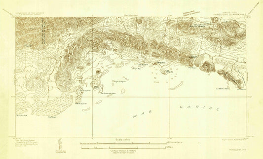 1935 Parguera, PR - Puerto Rico - USGS Topographic Map