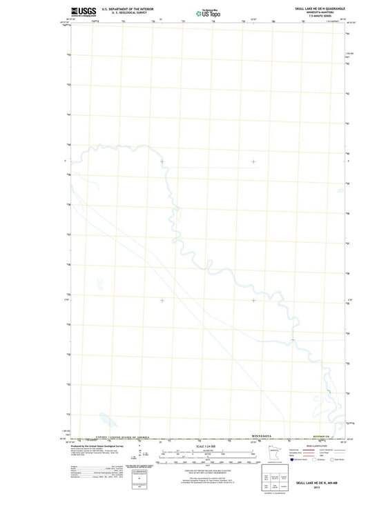 2013 Skull Lake, MN - Minnesota - USGS Topographic Map v2