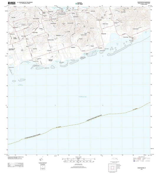 2013 Christiansted, VI - Virgin Islands - USGS Topographic Map