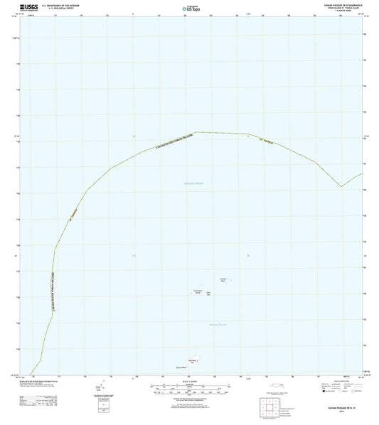 2013 Savana Passage, VI - Virgin Islands - USGS Topographic Map v2