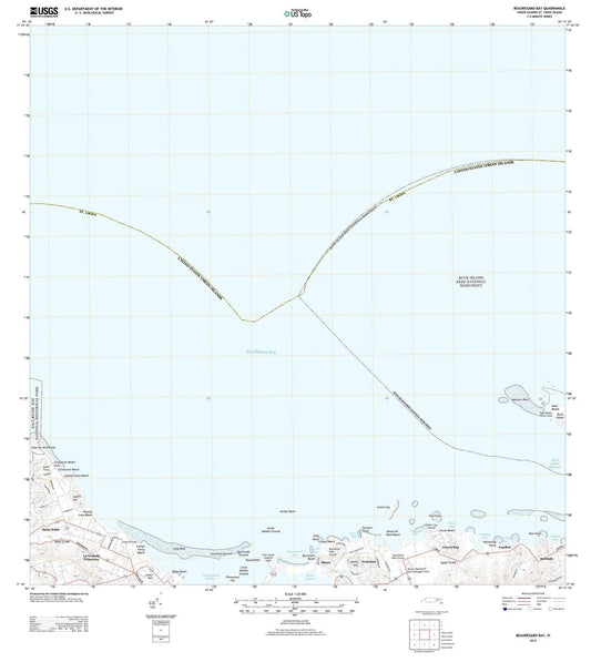 2013 Beauregard Bay, VI - Virgin Islands - USGS Topographic Map