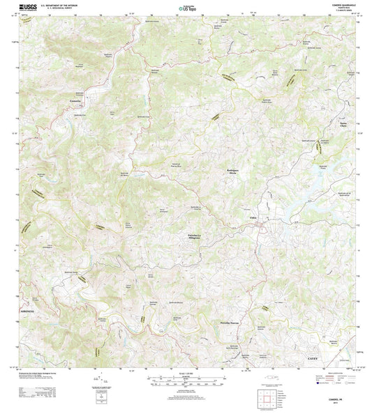2013 Comerio, PR - Puerto Rico - USGS Topographic Map