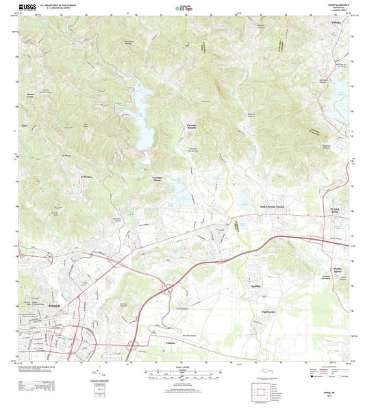 2013 Ponce, PR - Puerto Rico - USGS Topographic Map