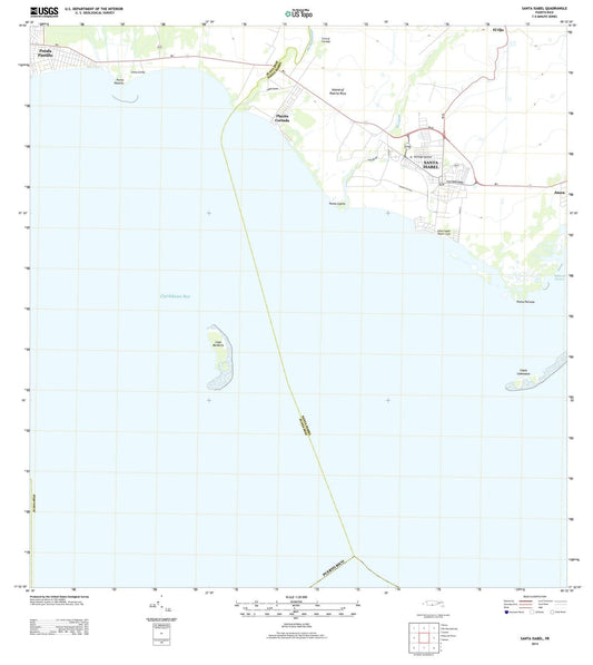 2013 Santa Isabel, PR - Puerto Rico - USGS Topographic Map