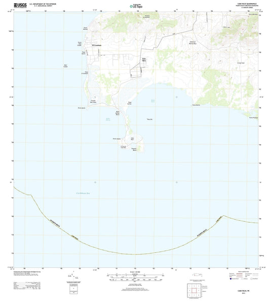 2013 Cabo Rojo, PR - Puerto Rico - USGS Topographic Map
