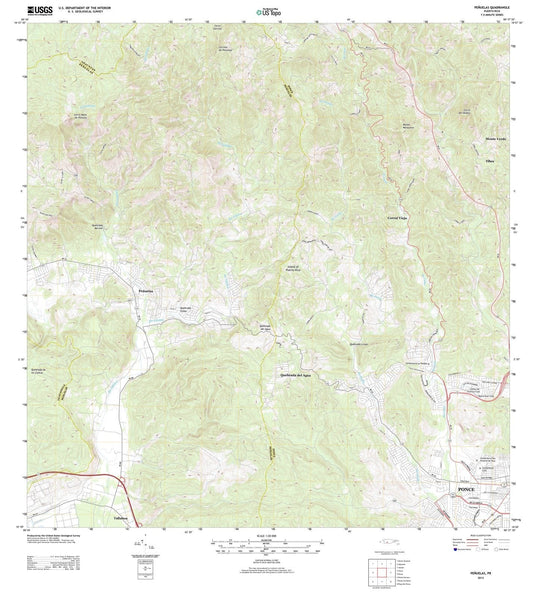 2013 Penuelas, PR - Puerto Rico - USGS Topographic Map