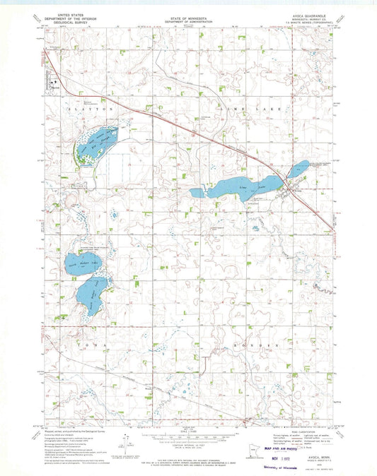 1970 Avoca, MN - Minnesota - USGS Topographic Map