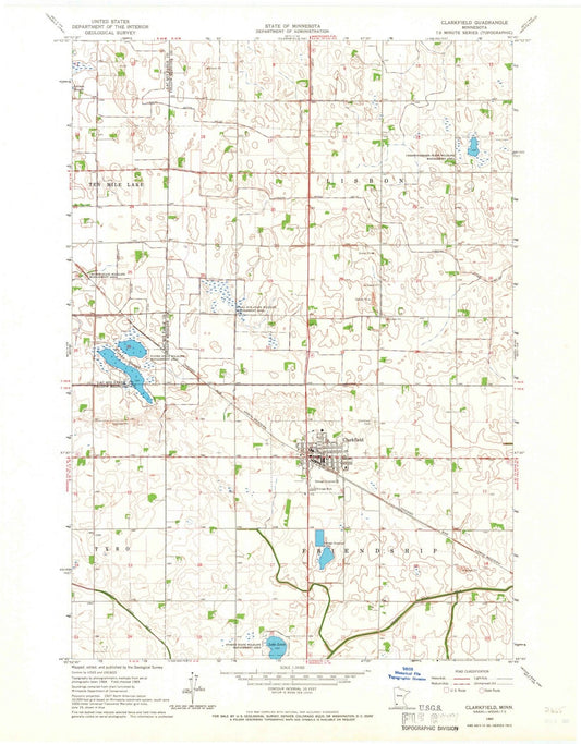 1965 Clarkfield, MN - Minnesota - USGS Topographic Map v2