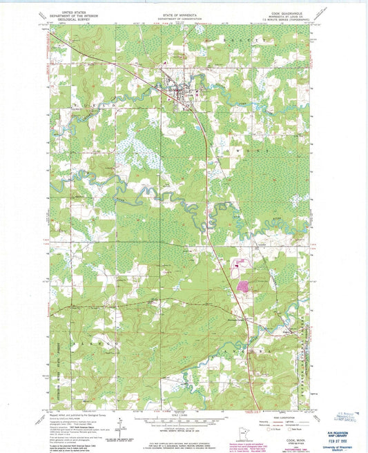 1964 Cook, MN - Minnesota - USGS Topographic Map