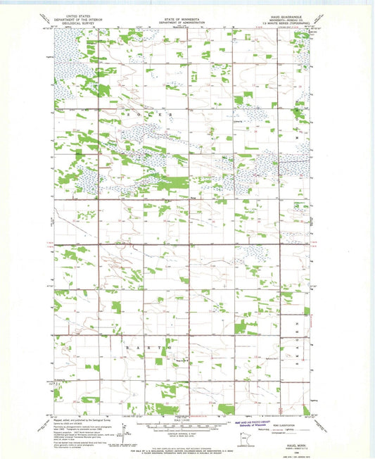 1966 Haug, MN - Minnesota - USGS Topographic Map