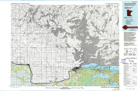 1978 International Falls, MN - Minnesota - USGS Topographic Map