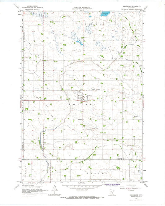 1965 Prinsburg, MN - Minnesota - USGS Topographic Map