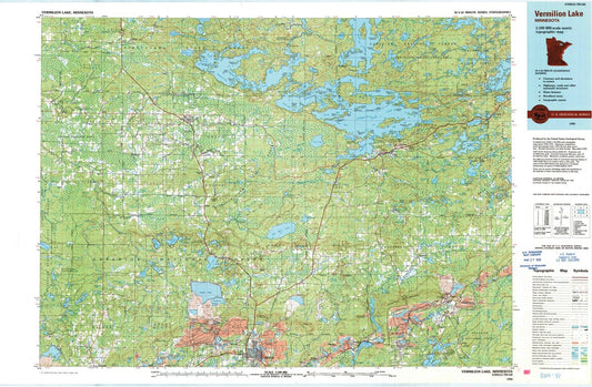 1994 Vermillion Lake, MN - Minnesota - USGS Topographic Map