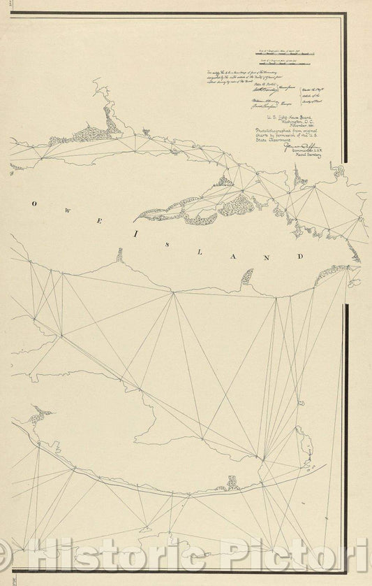 Historic Map : untitled map, 1891 , Vintage Wall Art