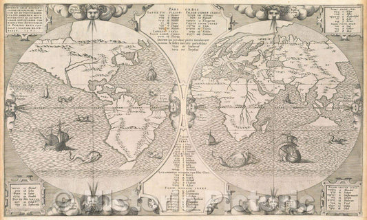Historic Map : Benedict, Arias Montanus Sacrae Geographiae Tabulam ex Antiqussimorum Cultor Familiis a Mose Recensitis ad Sacrorum Libror Explicandor Commoditatem, 1571 , Vintage Wall Art