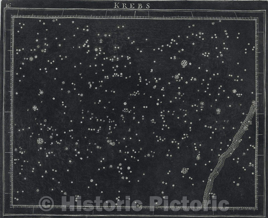 Historic Map : 16  Krebs, 1799 , Vintage Wall Art