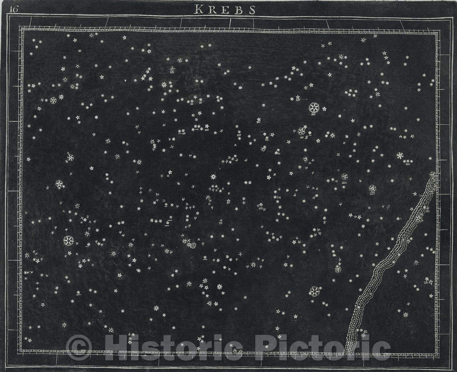 Historic Map : 16  Krebs, 1799 , Vintage Wall Art
