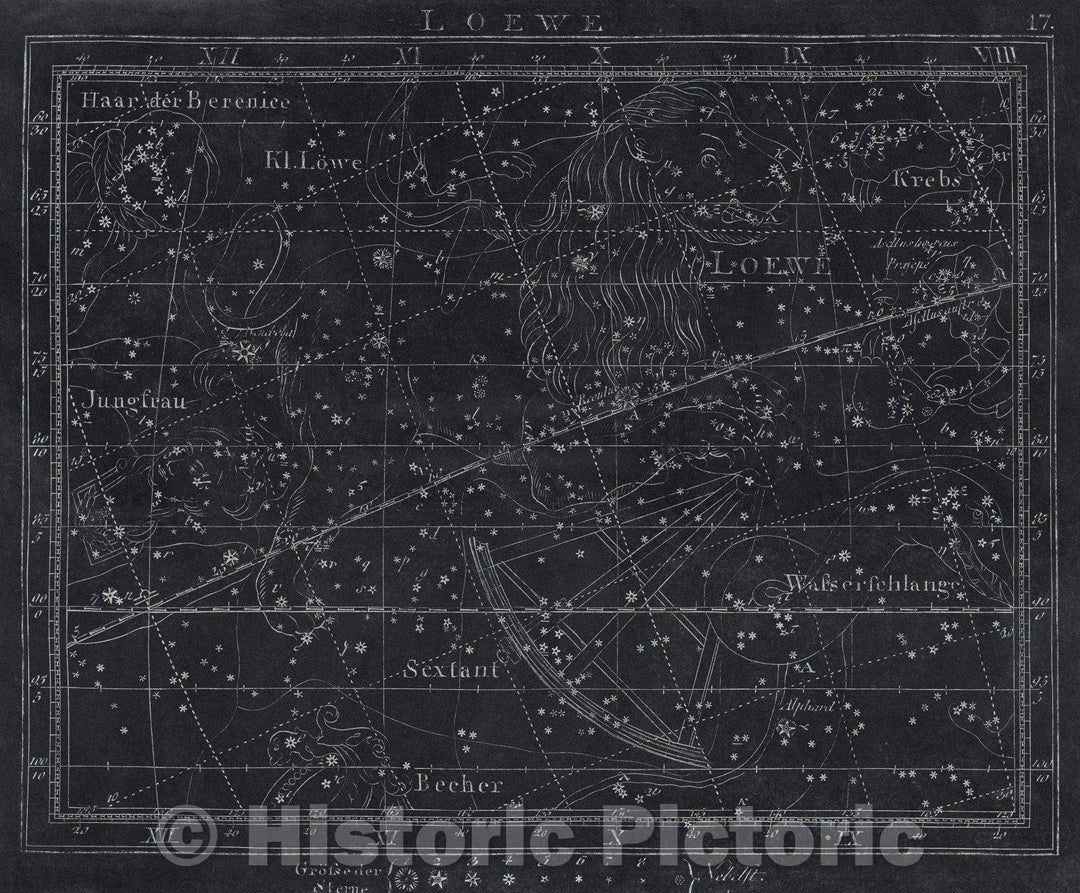 Historic Map : Loewe  17., 1799 , Vintage Wall Art