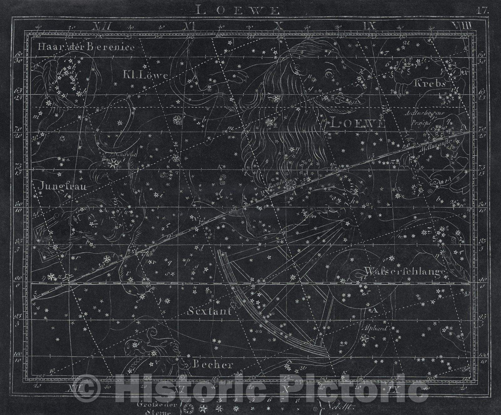 Historic Map : Loewe  17., 1799 , Vintage Wall Art