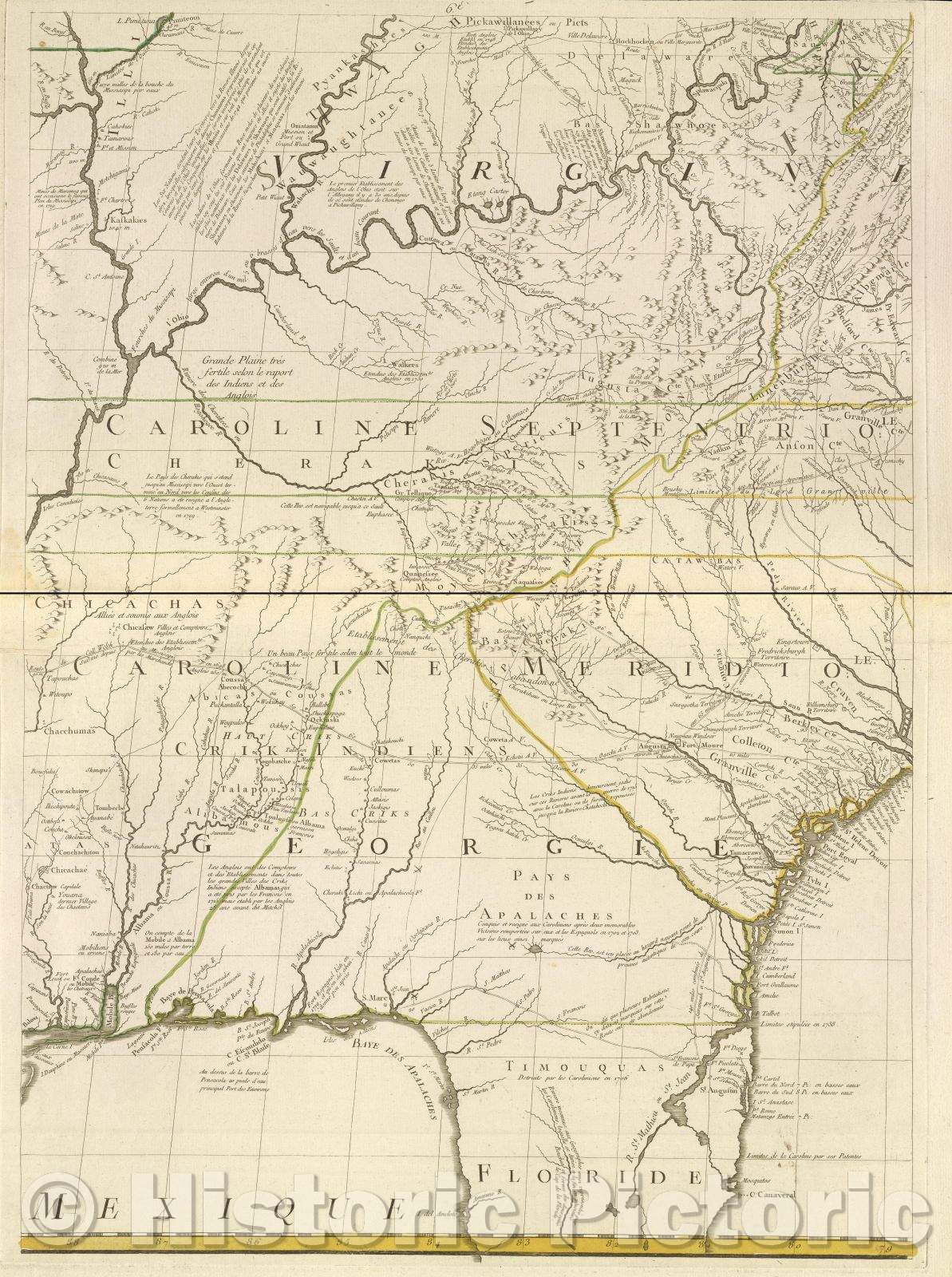 Historic Map : Nouvelle carte de la Bay D'Hudson et Labrador selon les dernieres cartes levees sur les lieux., 1756 , Vintage Wall Art , v2