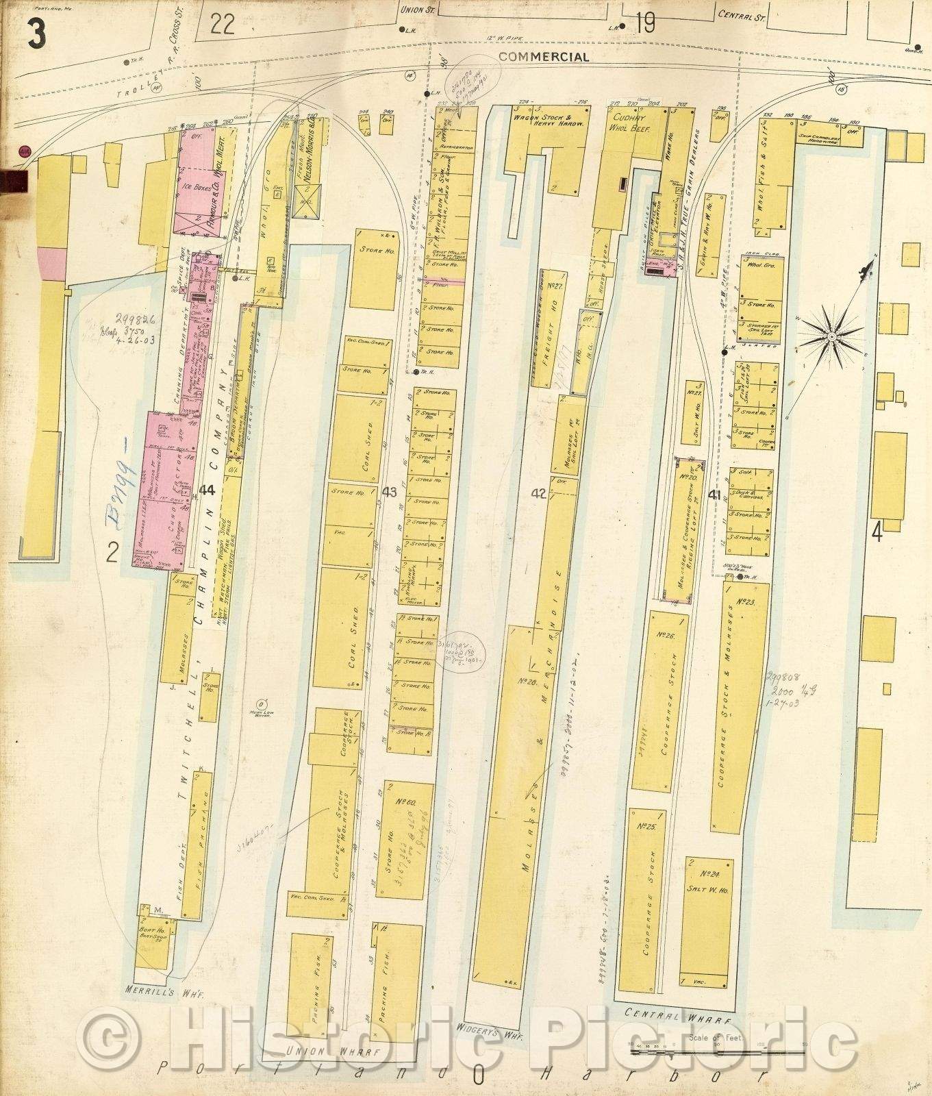 Historic Map : Plate 3., 1896 , Vintage Wall Art