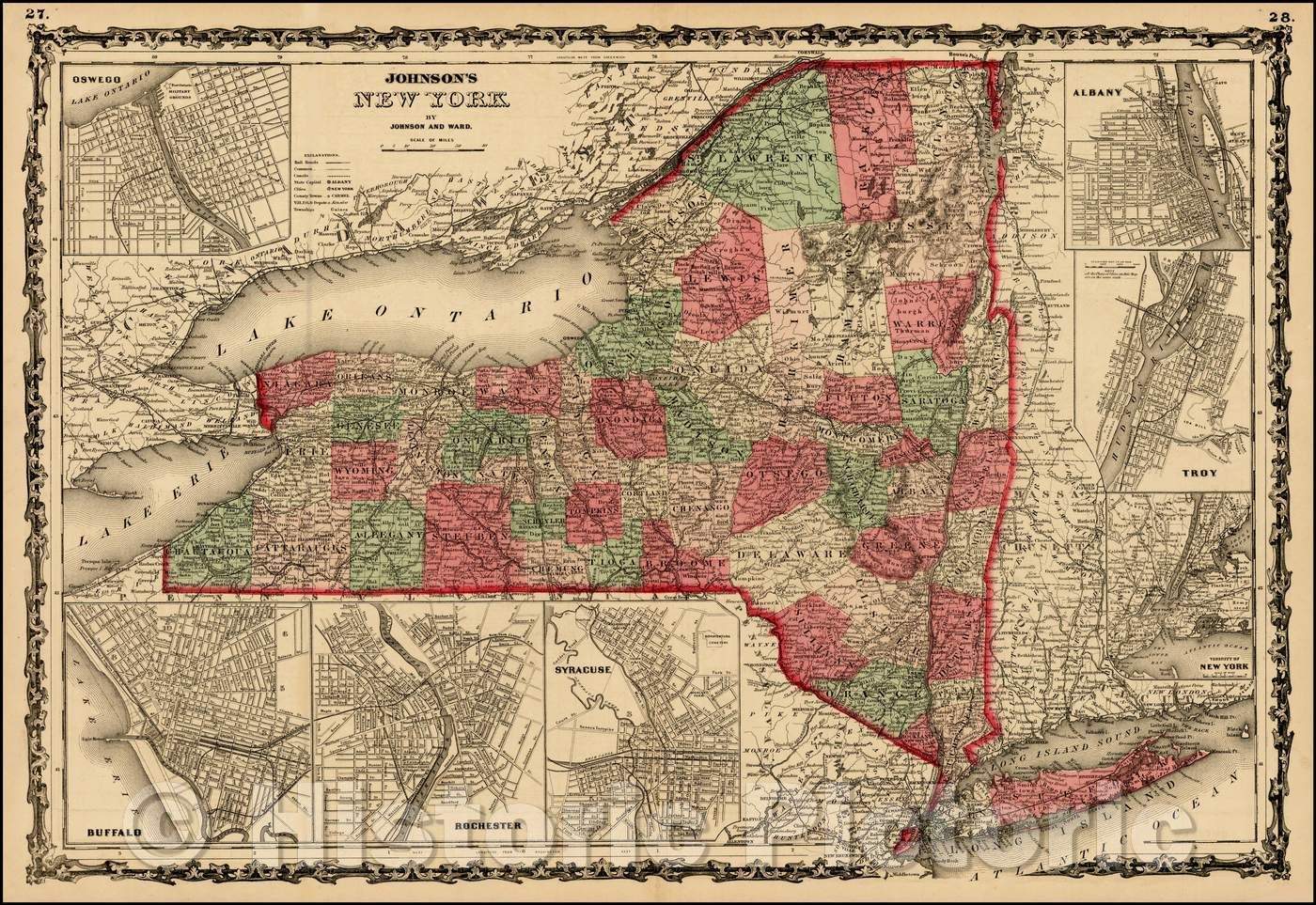 Historic Map - Anglia Scotia et Hibernia, 1630, Jan Everts Cloppenburgh - Vintage Wall Art