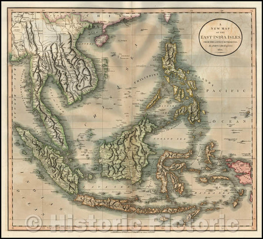 Historic Map - The East India Isles, From The Latest Authorities, 1806, John Cary - Vintage Wall Art